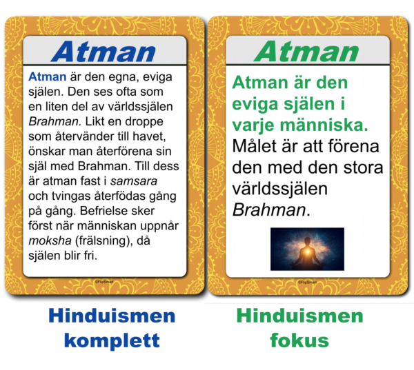 Begreppskort hinduism - fokus! - Bild 2
